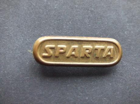 Sparta fietsen brommers speld broche goudkleurig